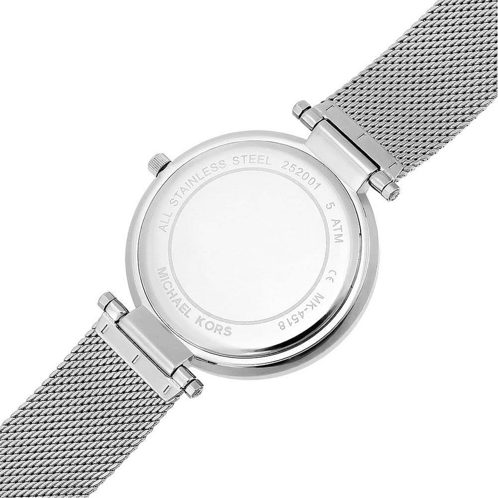 Michael Kors Darci horloge voor dames, uurwerk met roestvrij stalen of lederen band