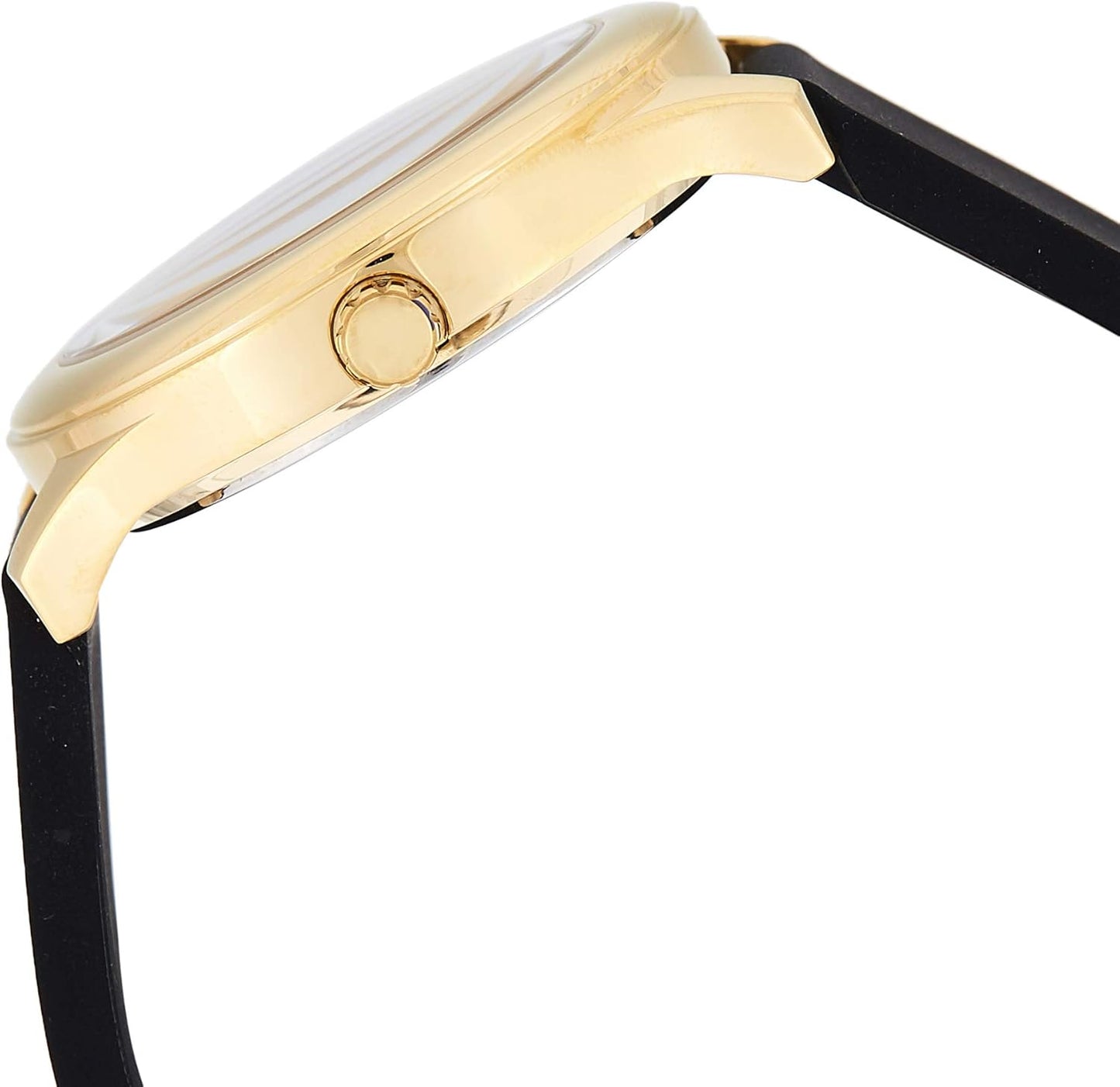 Guess Dames analoog kwartshorloge met siliconen armband W0911L3, zwart, armband