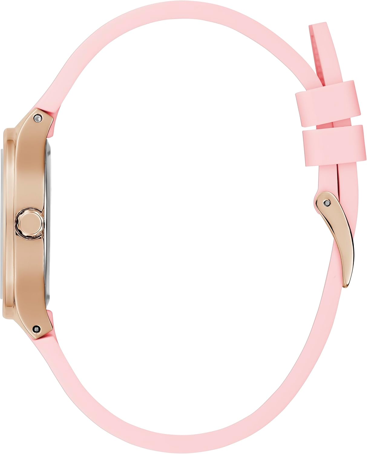 Guess Dames 32mm Horloge - Gouden Tone Armband Champagne Dial Gold Tone Case
