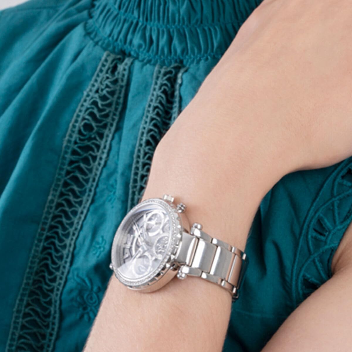 Guess Analoog GW0403L1, zilver., Armband