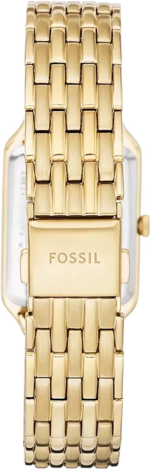FOSSIL Raquel horloge voor dames, Quartz uurwerk met drie wijzers en een roestvrij stalen band