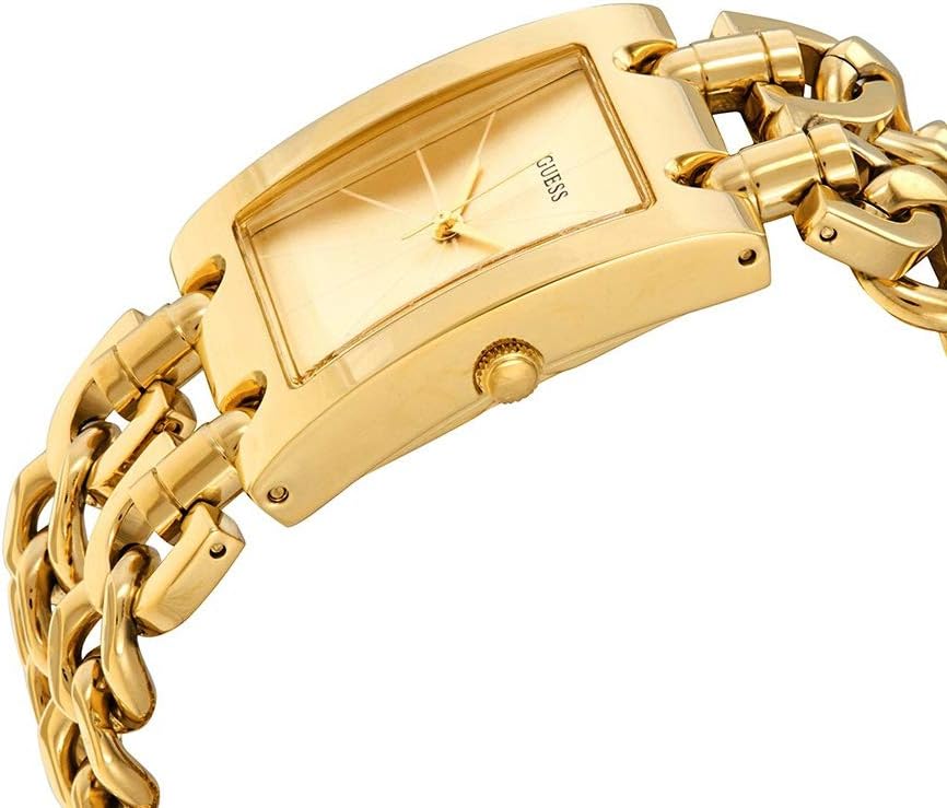 Guess analoog dameshorloge Heavy Metal met roestvrijstalen armband