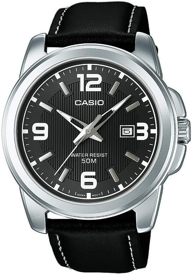 Casio Analoog kwartshorloge voor heren, met roestvrij
