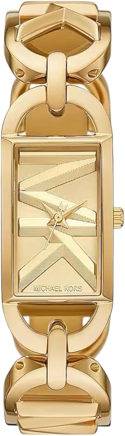 Michael Kors dameshorloge MK Empire kwarts/3 wijzerwerk kastmaat 30mm met een roestvrijstalen horlogeband MK7407