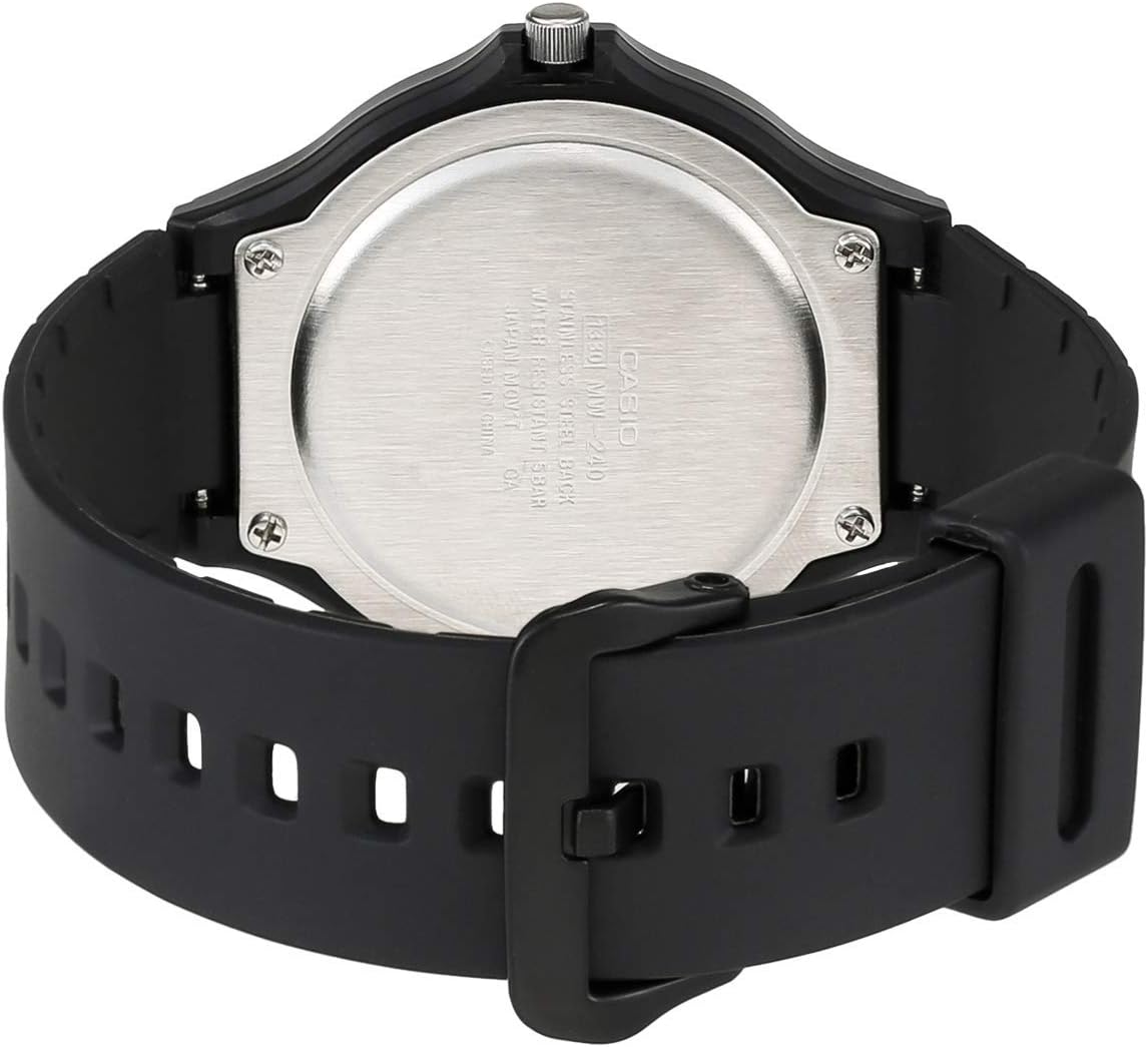 Casio Collectie, analoog, kwartshorloge met harsband, uniseks