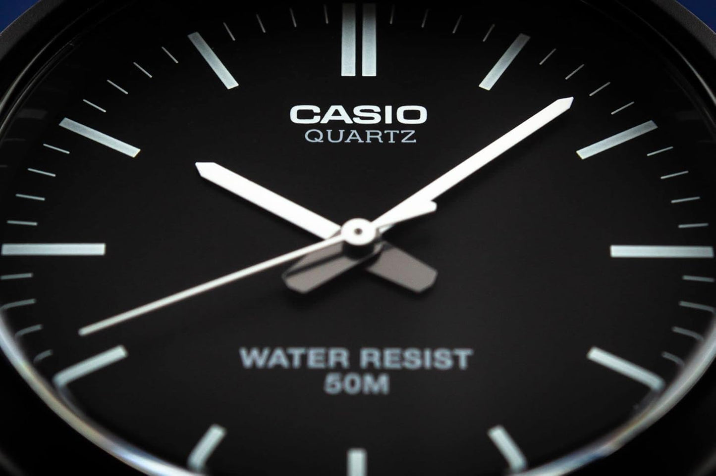 Casio Collectie, analoog, kwartshorloge met harsband, uniseks