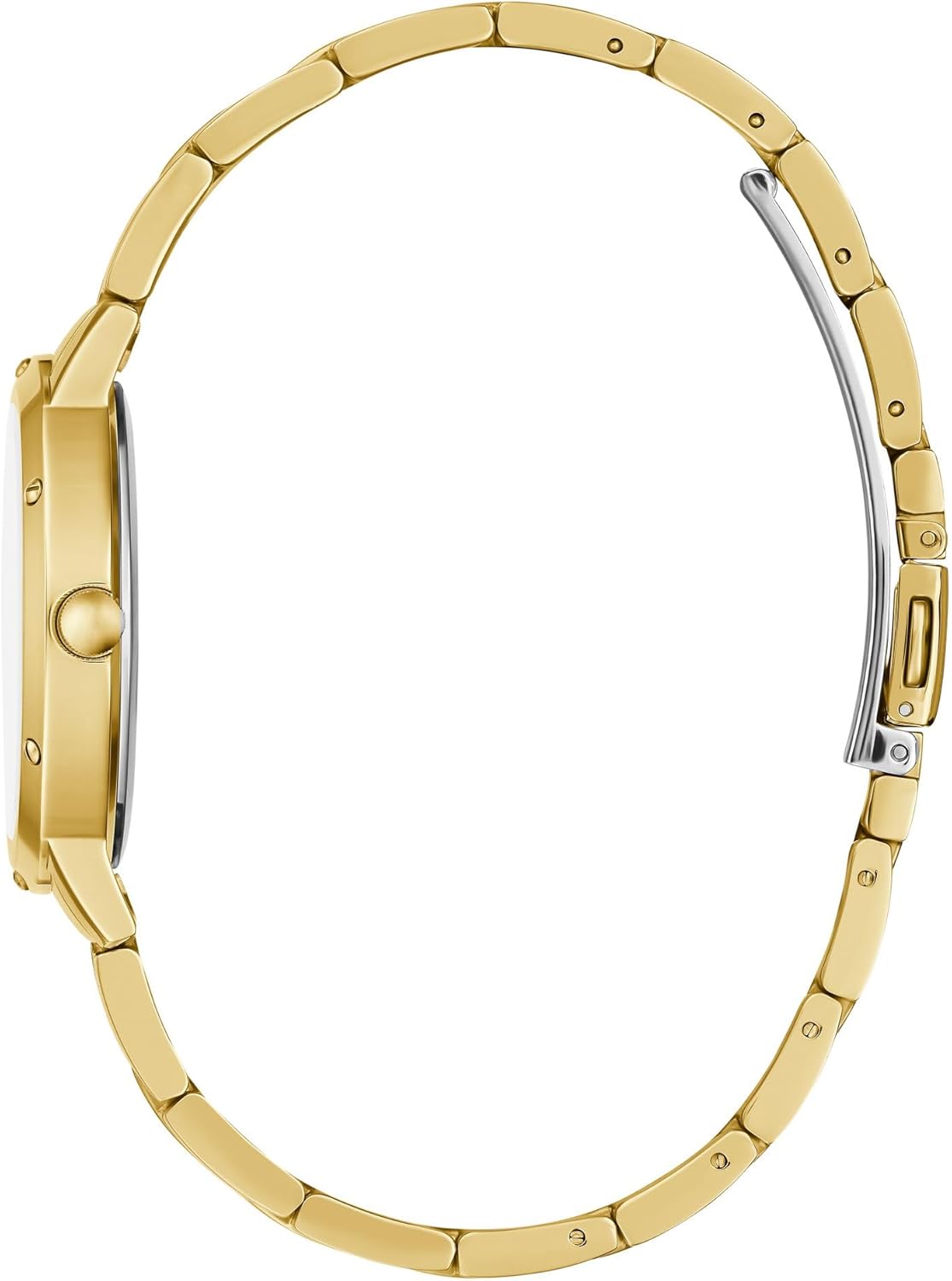 GUESS Dameshorloge polshorloge Dawn GW0404L4 roestvrij staal goud, blauw, Modern