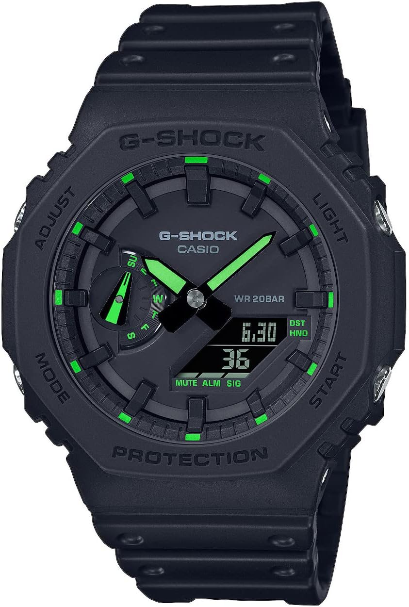 Casio RELOJ ANALOGICO DIGITAL G-SHOCK TREND GA-2100-1A3ER 49MM