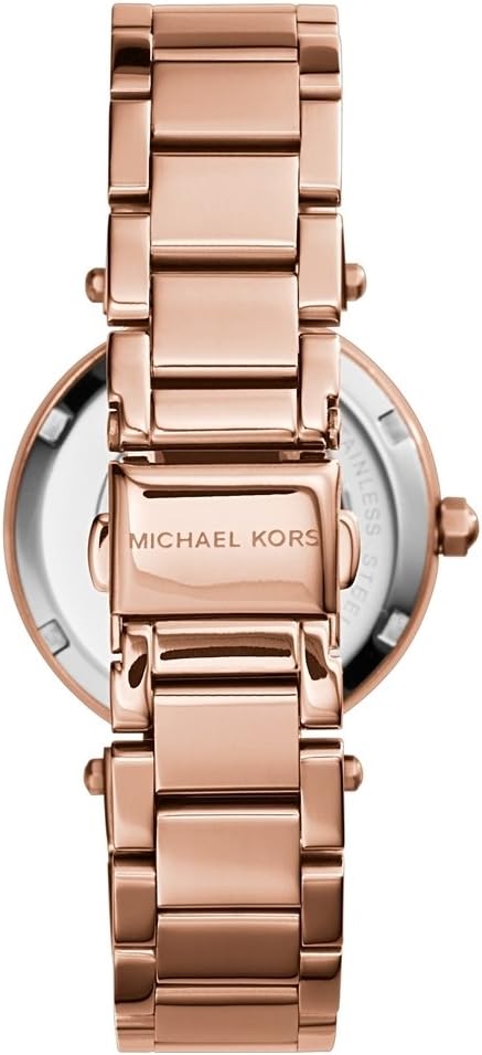Michael Kors Parker Horloge voor dames, uurwerk chronograaf met roestvrij stalen of lederen band