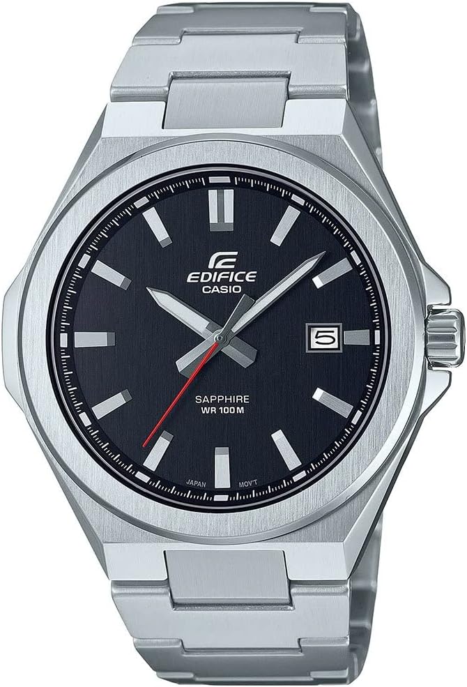 CASIO Analoog EFB-108D-1AVUEF, zilverkleurig, Armband