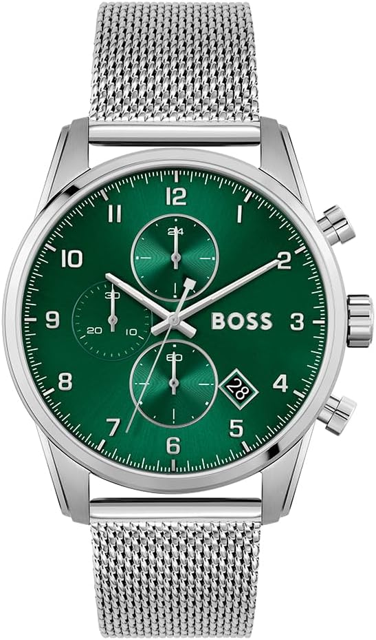 BOSS Herenhorloge analoog kwarts met roestvrijstalen band 1513938