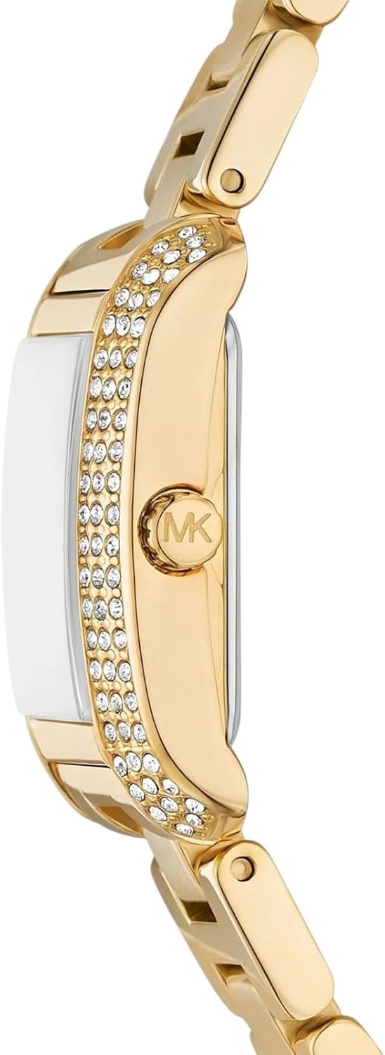 Michael Kors Emery dameshorloge, kwartsuurwerk met horlogeband van roestvrij staal of leder