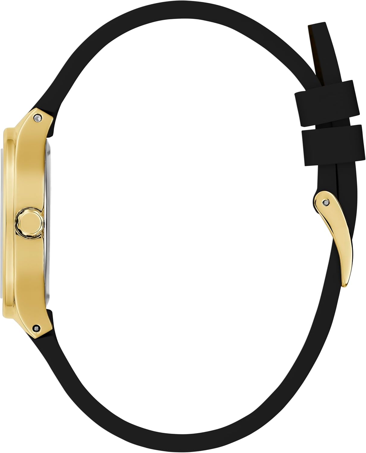 Guess Dames 32mm Horloge - Gouden Tone Armband Champagne Dial Gold Tone Case