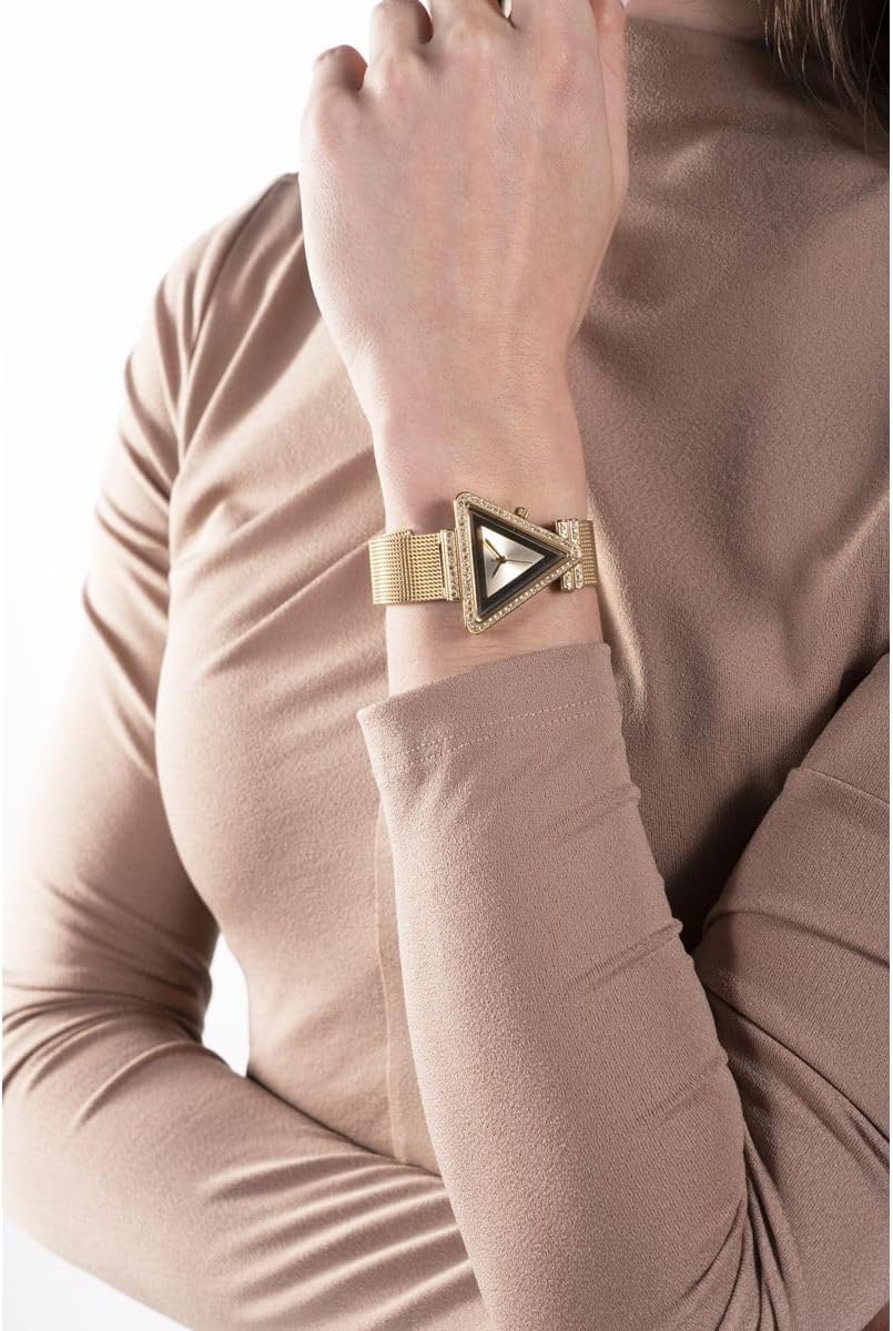 Guess Dames 34 mm horloge, Gouden Toon, GW0508L2-AMZUK