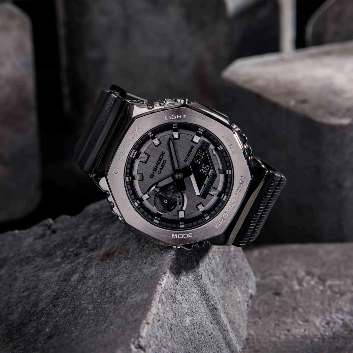 Casio G-Shock klassiek metalen herenhorloge GM-2100-1AER