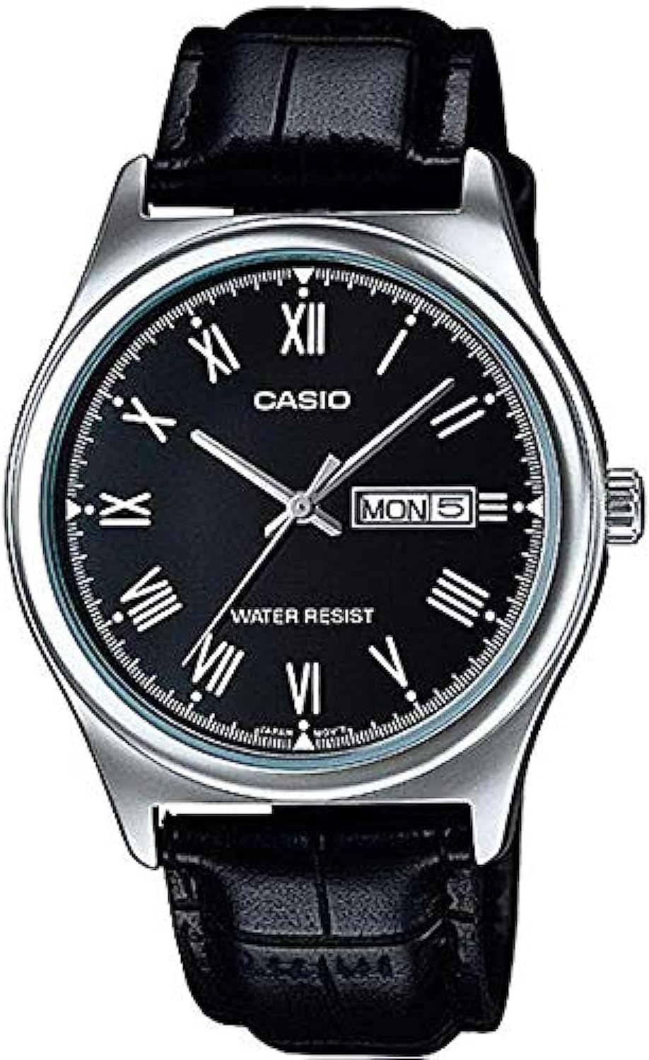 Casio Elegant horloge MTP-V006L-1B, Zwart, Klassiek