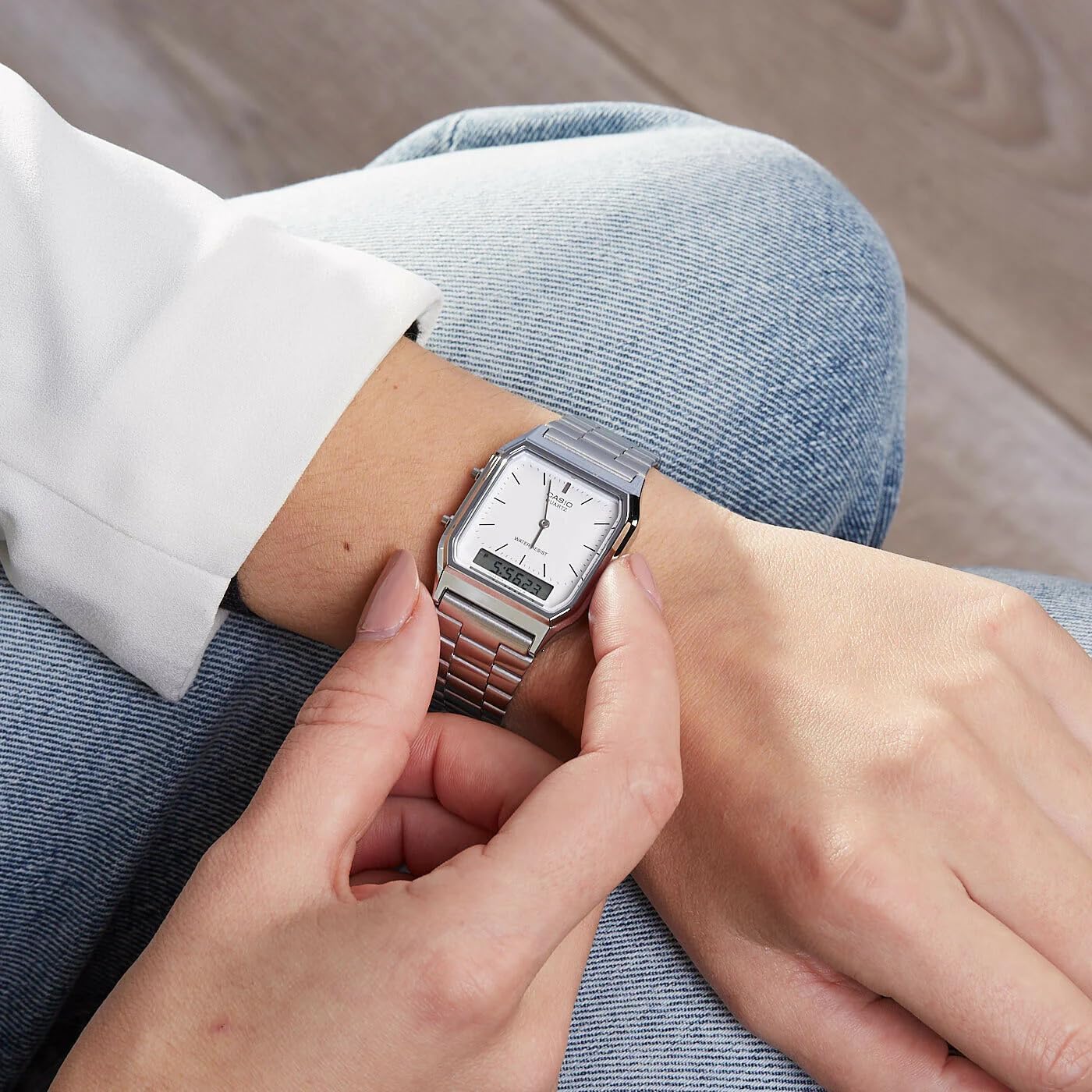 Casio Collectie, uniseks, retro polshorloge