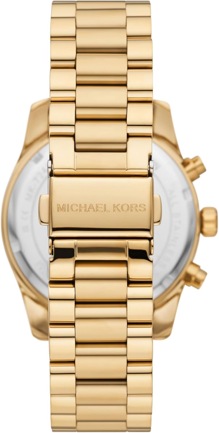 Michael Kors Lexington Horloge voor dames, uurwerk met roestvrij stalen of lederen band