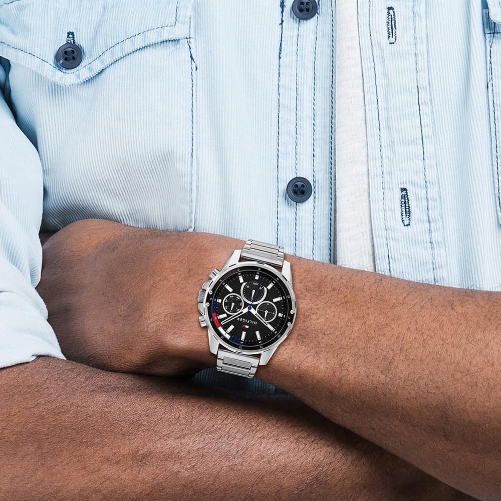 Tommy Hilfiger horloge 1791936, Blanco Y Gris, Armband