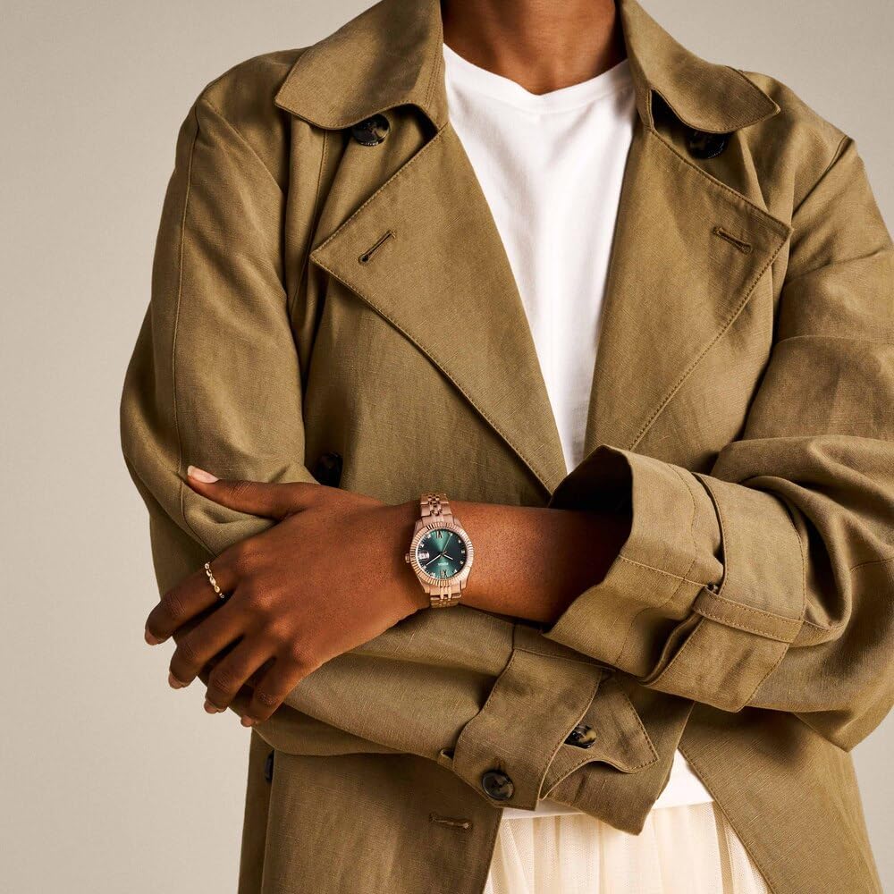 Fossil Scarlette Watch for Women,Quartz movement with Stainless steel or Leather Strap
