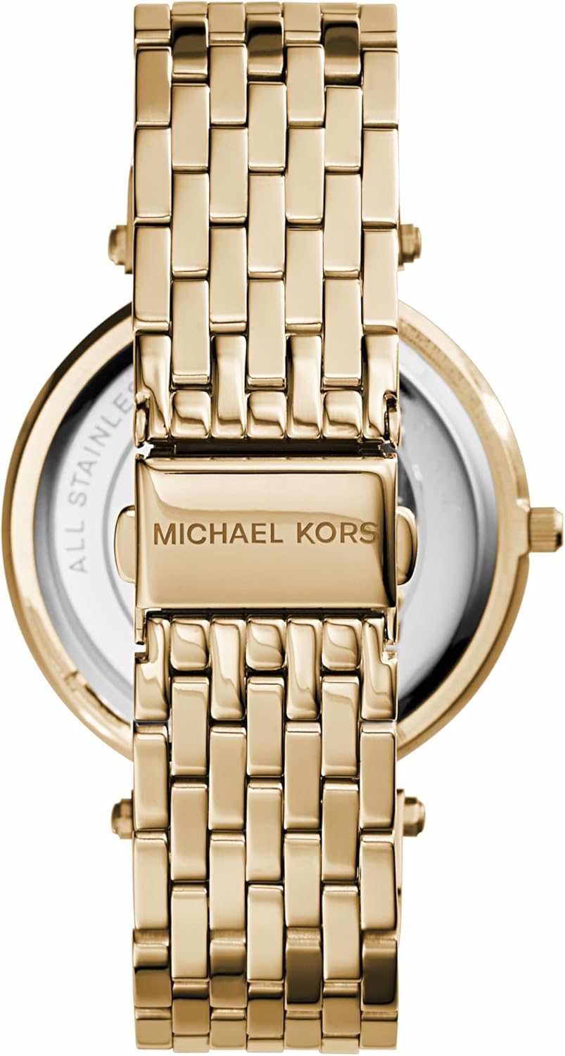 Michael Kors Darci horloge voor dames, uurwerk met roestvrij stalen of lederen band