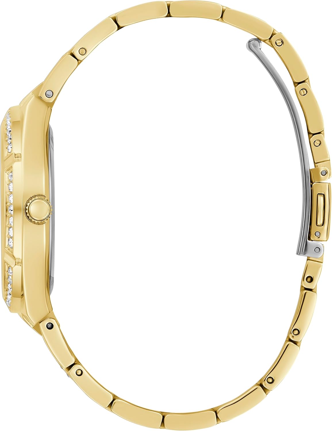 Guess Dameshorloge van 36 mm - iriserende armband iriserende wijzerplaat iriserende kast