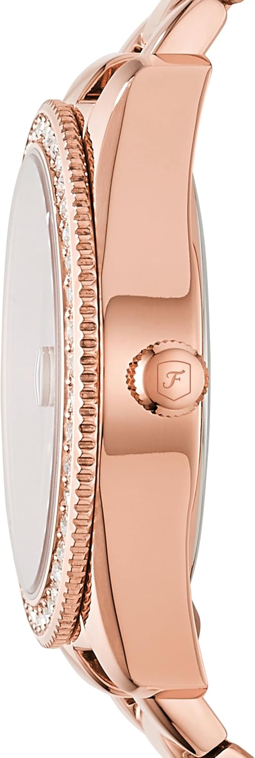 Fossil Scarlette Watch for Women,Quartz movement with Stainless steel or Leather Strap