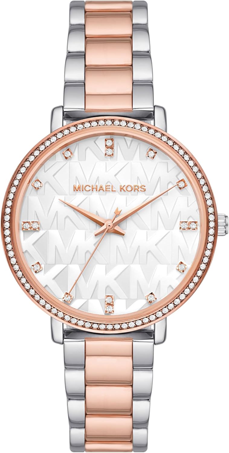 Michael Kors Accelerator Horloge voor heren, chronograaf uurwerk met roestvrij stalen of lederen band