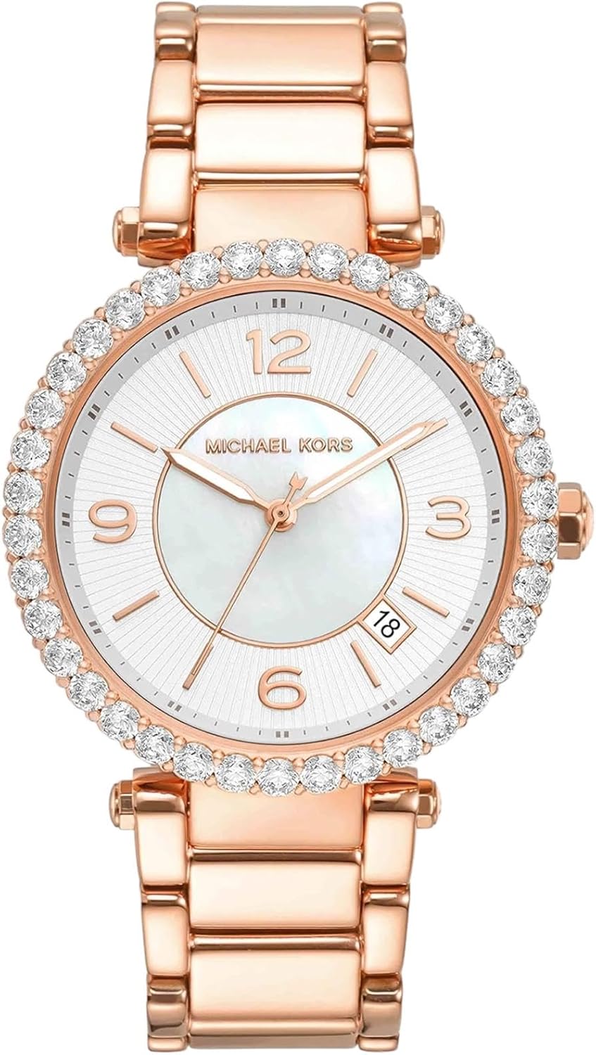 Michael Kors Accelerator Horloge voor heren, chronograaf uurwerk met roestvrij stalen of lederen band