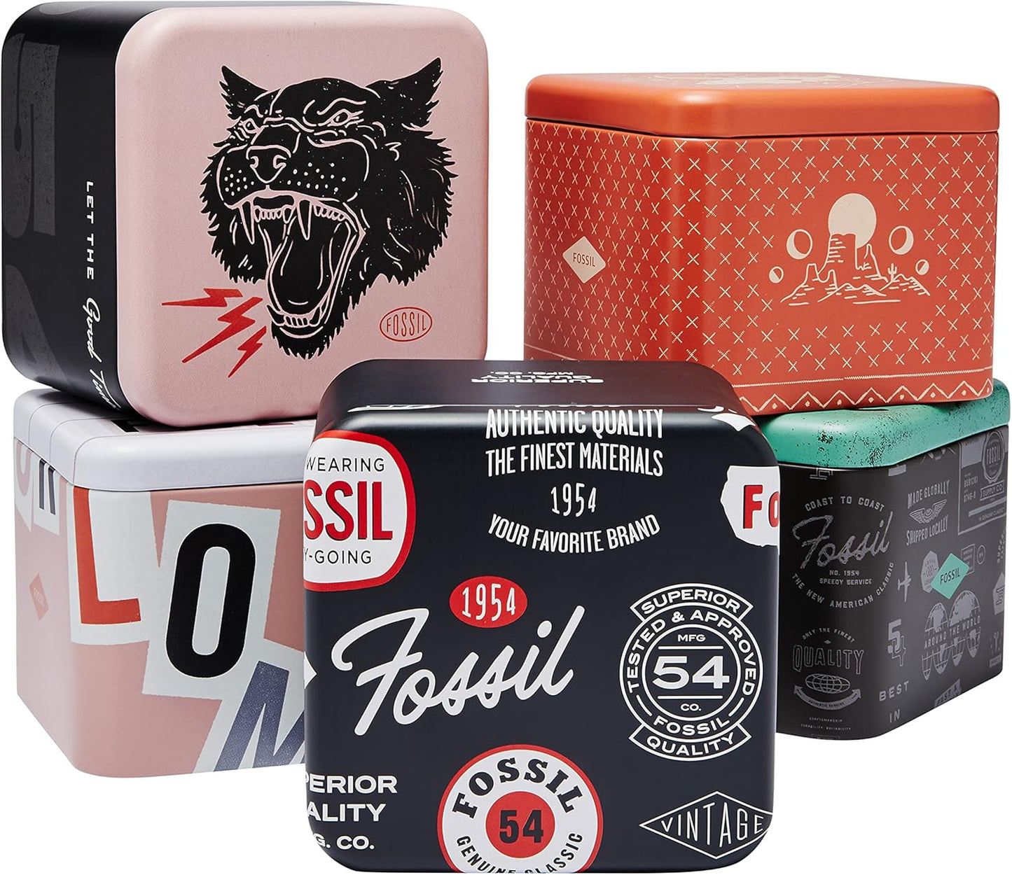 Fossil Dameshorloge Riley, kastmaat 38 mm, multifunctioneel quartz uurwerk, roestvrijstalen band