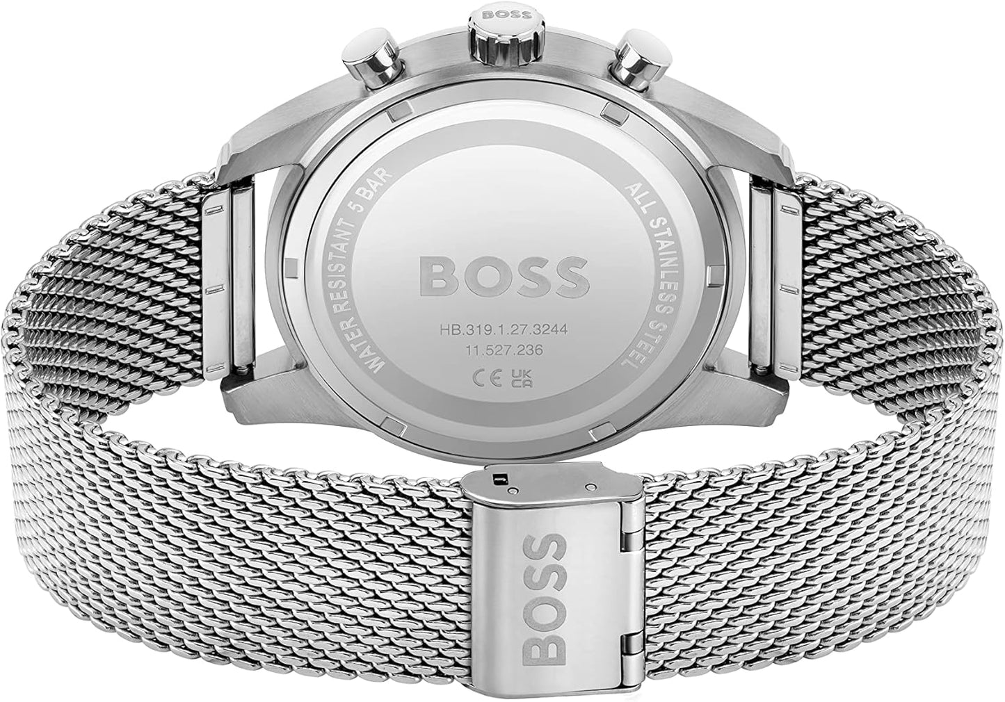 BOSS Herenhorloge analoog kwarts met roestvrijstalen band 1513938