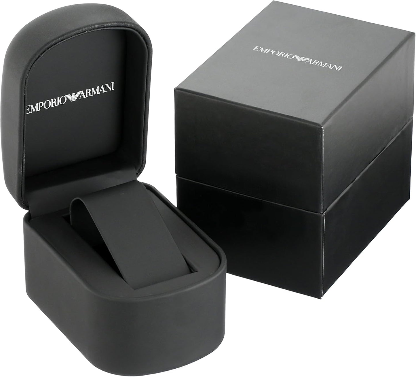 Emporio Armani Dames Analoog Kwartshorloge Met Roestvrij Stalen Armband, Zilver, Eén maat, AR1803