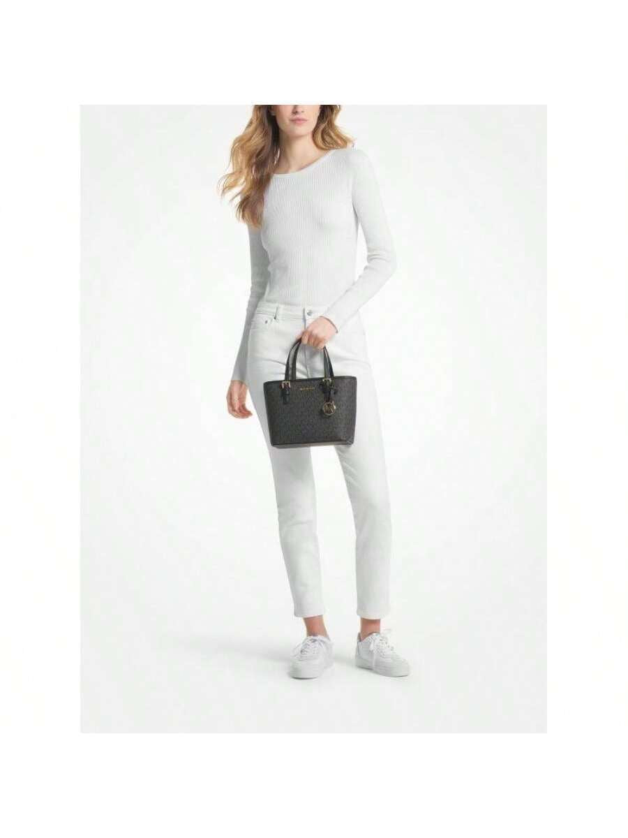 Michael Kors Michael_Kors | Jet Set Travel Extra-Small Logo Top-Zip Tote Bag