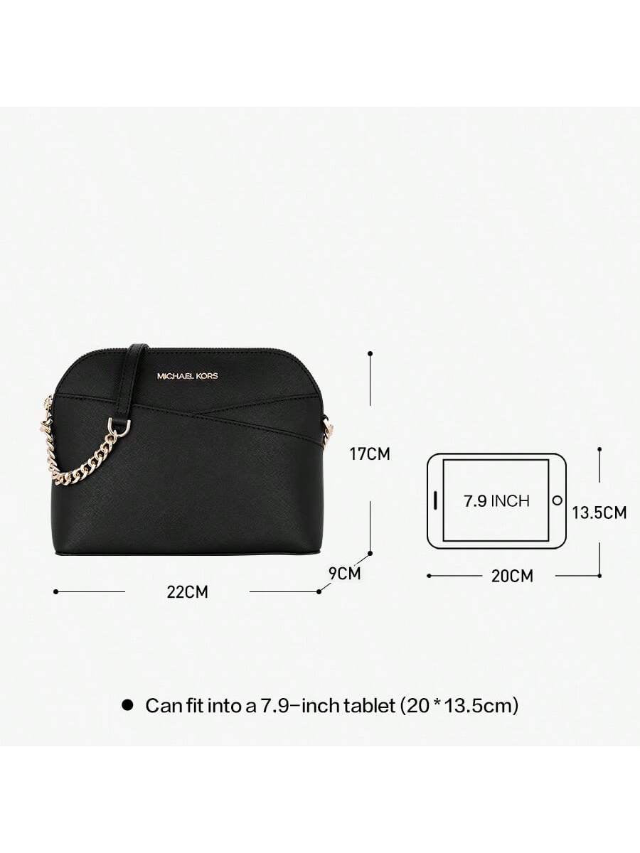 Michael Kors Michael_Kors | Jet Set Travel Medium Logo Dome Crossbody Bag Travel Purses and Bags Women Bags for Women
