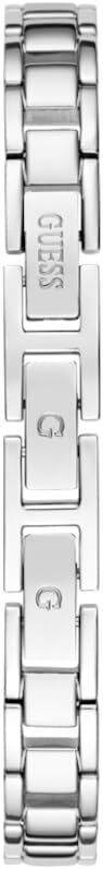 Guess Dames 26 mm horloge - tweekleurige G-Link zilveren wijzerplaat tweekleurige kast
