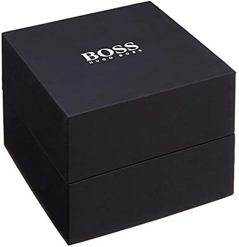 BOSS 1513813 analoog kwartshorloge voor heren met roestvrijstalen armband