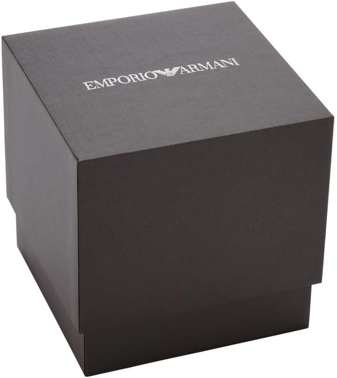 Emporio Armani Analoog kwartshorloge voor dames met roestvrij stalen armband AR11686, zilver