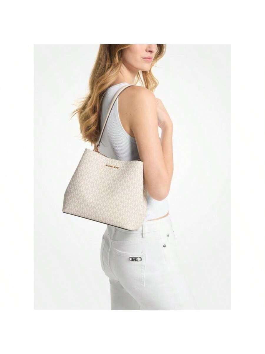 Michael Kors Michael_Kors | Pratt Medium Signature Logo Shoulder Bag