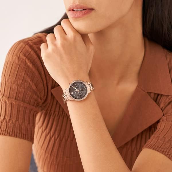Fossil Neutra Watch for Women, Chronograph movement with Stainless steel or Leather Strap
