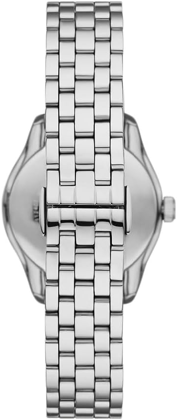 Emporio Armani Horloge Voor Dames, Driehandig Quartz uurwerk en 32mm kastmaat met roestvrij stalen, lederen of siliconen band