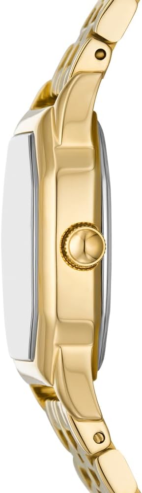 Fossil Harlow Horloge voor Dames, Quartz uurwerk met Roestvrijstalen of Leren Band,