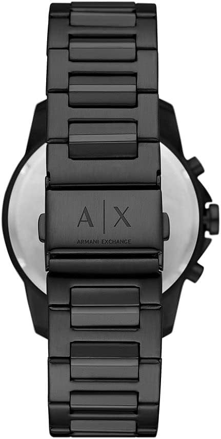 Armani Exchange Chronograaf Zwart Roestvrijstalen Horloge