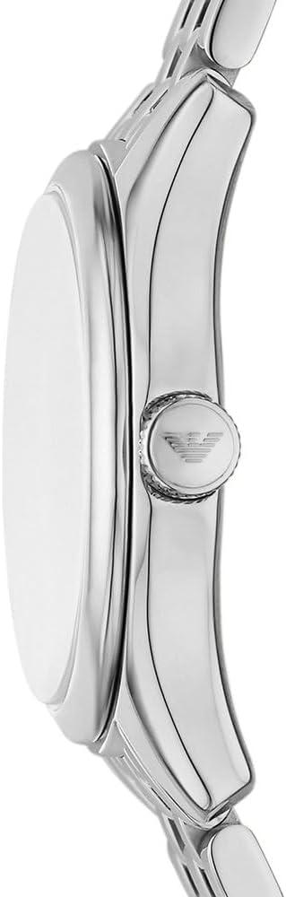 Emporio Armani Horloge Voor Dames, Driehandig Quartz uurwerk en 32mm kastmaat met roestvrij stalen, lederen of siliconen band