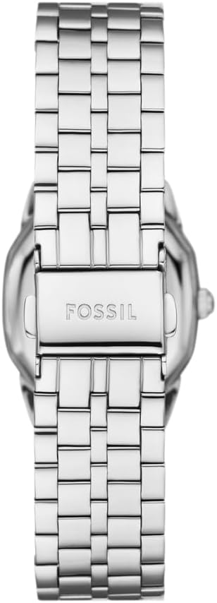 Fossil Harlow Horloge voor Dames, Quartz uurwerk met Roestvrijstalen of Leren Band,