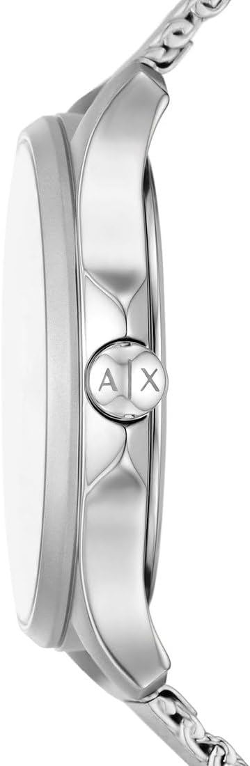 Armani Exchange dameshorloge quartz/3 hands uurwerk 36mm kastmaat met een roestvrij stalen armband AX5273