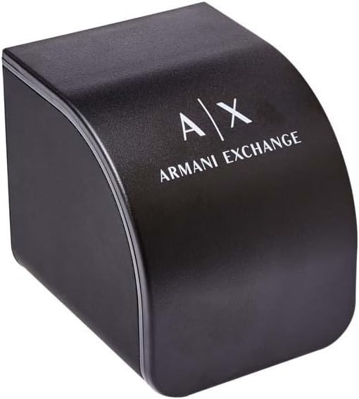 Armani Exchange Dames kwarts 3 wijzers horloge met armband LADY HAMPTON AX5264, roze goud, Eén maat, AX5264-AMZUK