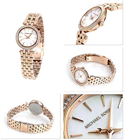 Michael Kors Darci horloge voor dames, uurwerk met roestvrij stalen of lederen band