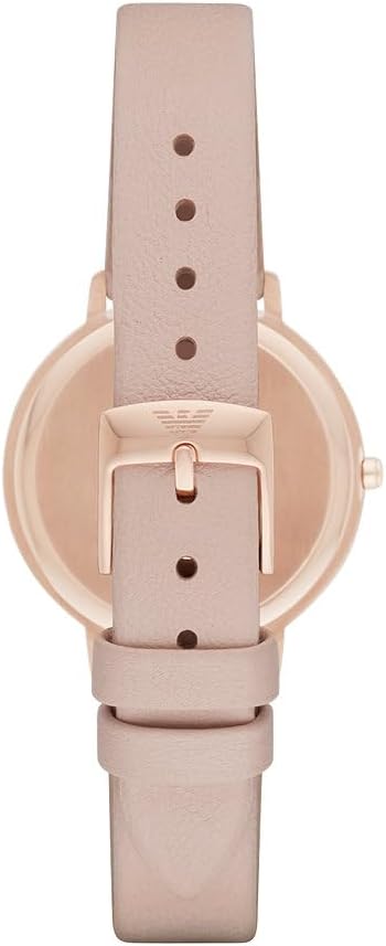 Emporio Armani Dameshorloge tweewijzers-polshorloge van roestvrij staal, 32 mm behuizingsgrootte