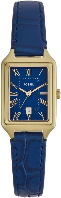 Fossil Raquel Horloge voor dames, quartz uurwerk met roestvrij stalen of leren band,