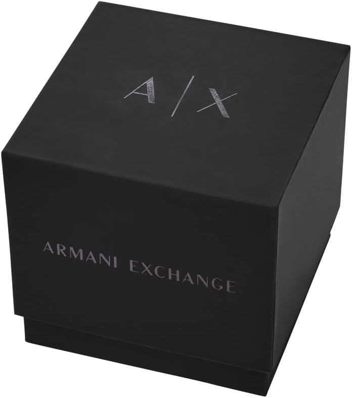 Armani Exchange Heren analoog quartz horloge met roestvrij stalen band AX4180, Goud